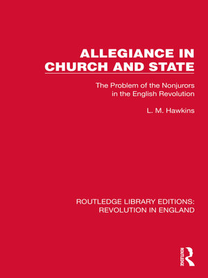 cover image of Allegiance in Church and State